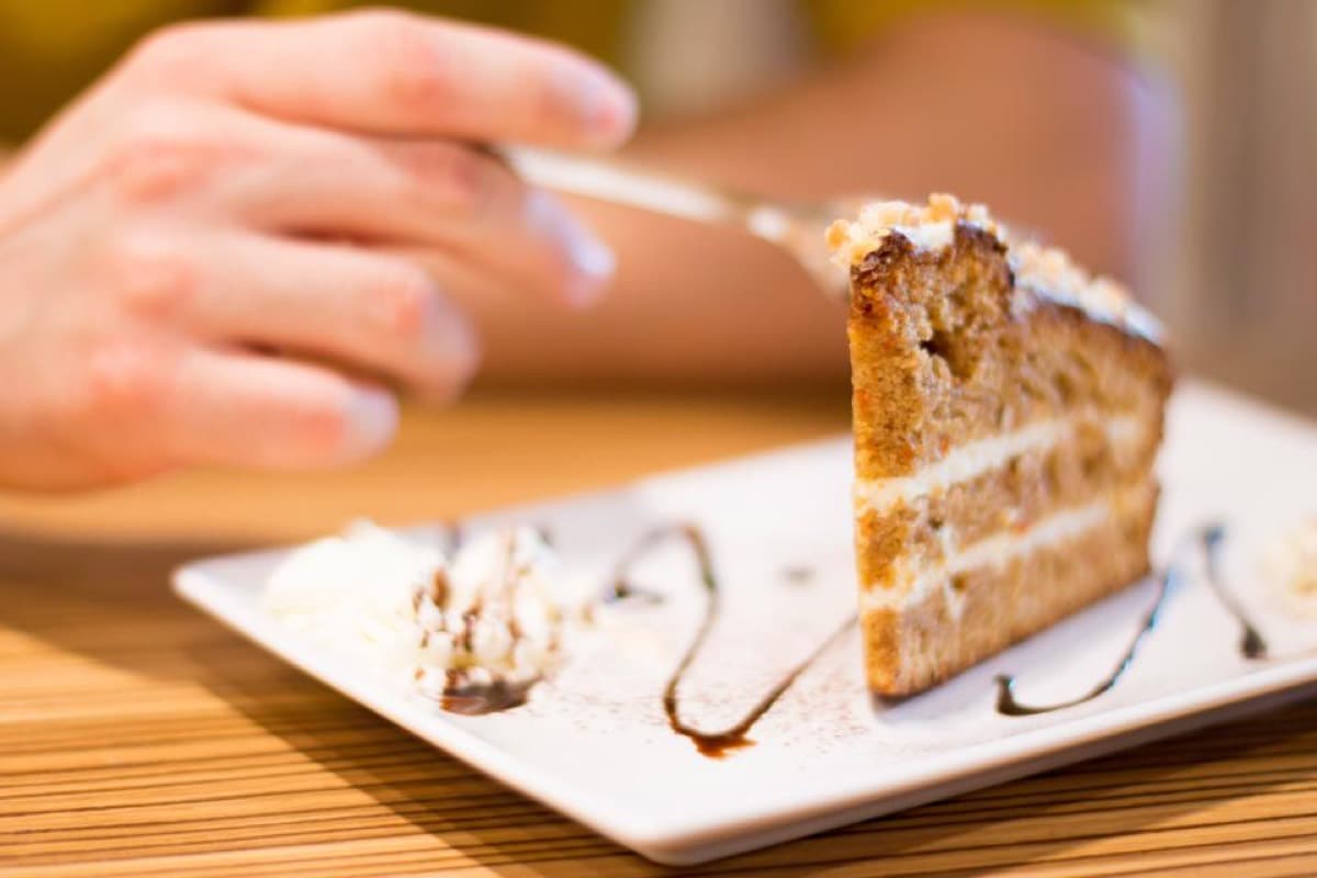 Torta a strati, fetta