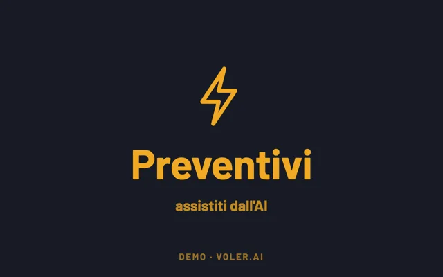 Dal sopralluogo al preventivo in 6 minuti